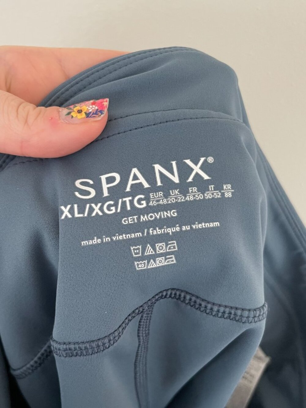 Spanx Get Moving Pleated Tennis Skort in Iron Blue Size XL - Picture 3 of 7